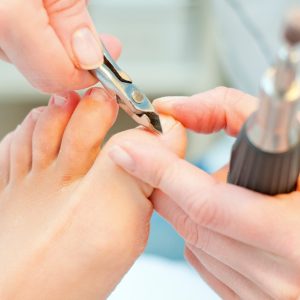 Soin des pieds podologique