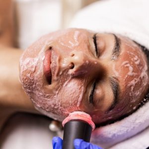 Complete OxyGeneo Facial with (RF) treatment for the eyes and lips